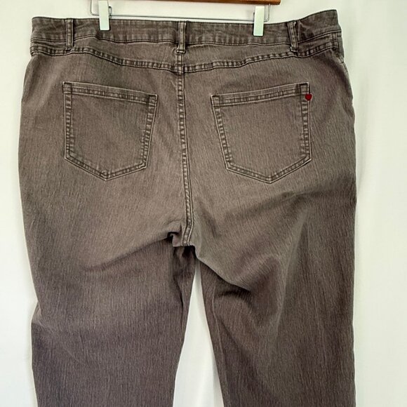 Denim 24/7 Gray Denim Stretchy Jeans Size 22T - Picture 5 of 10
